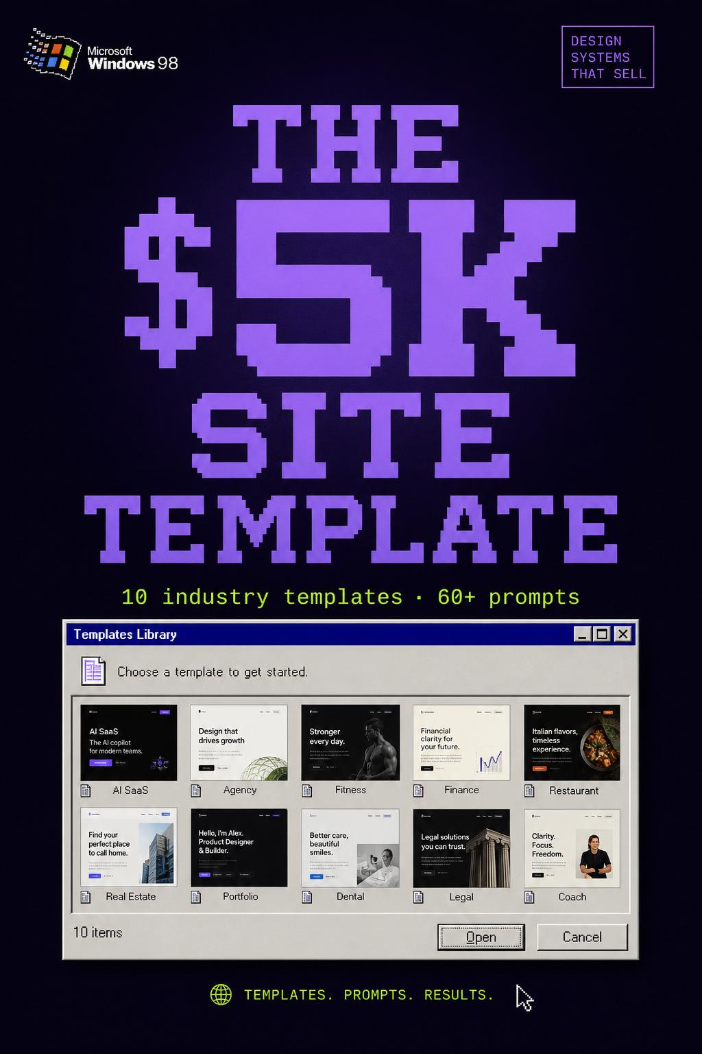 The $5K Site Template